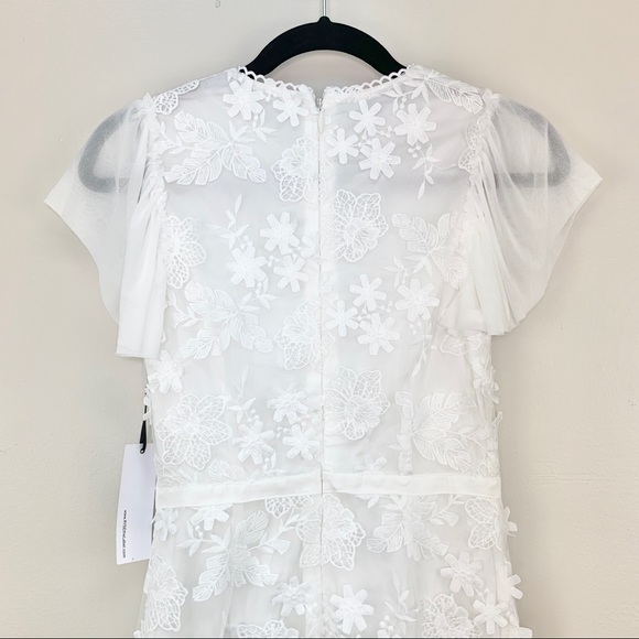 Ryse The Label Ivy White Ruffled Mini Dress - Picture 11 of 16